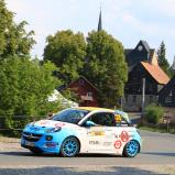 Elias Lundberg feiert in Sachsen seinen ersten Sieg im ADAC Opel Rallye Cup
